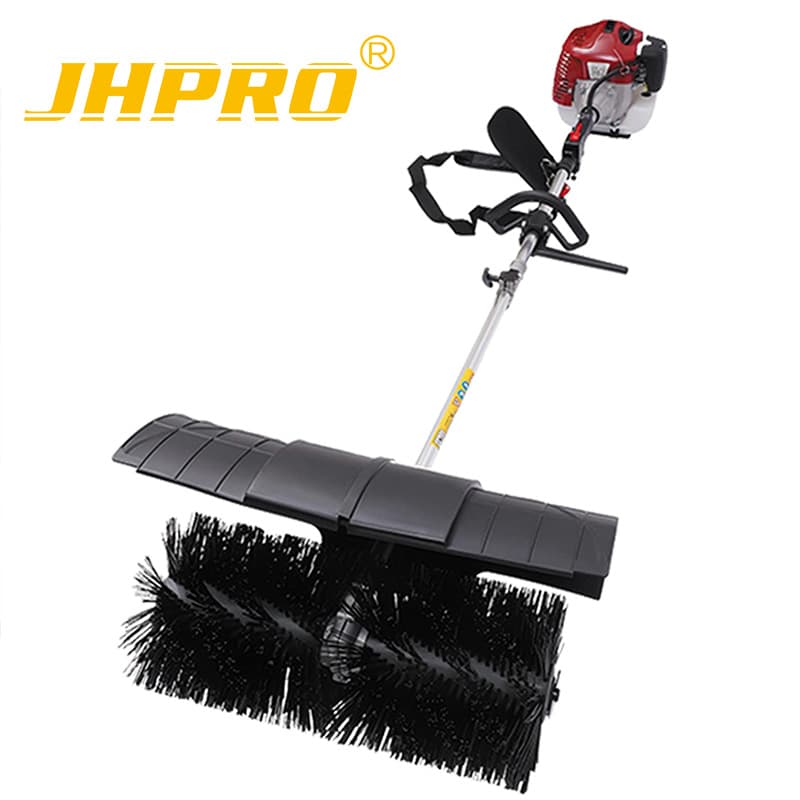 Jiahao snow sweeper floor cleaner JH-S-001 gasoline handheld floor cleaner with strap snow sweeper