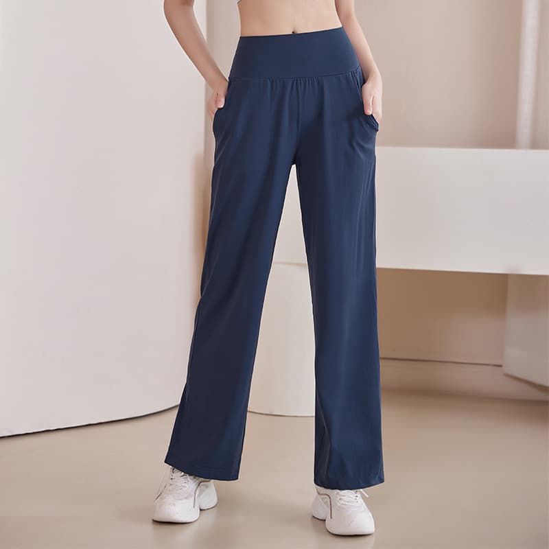 Plus Size Yoga Pants Women Loose Plus Size Fitness Wide Leg Pants Running Sports Pants Morning Jog Autumn Winter Long Pants