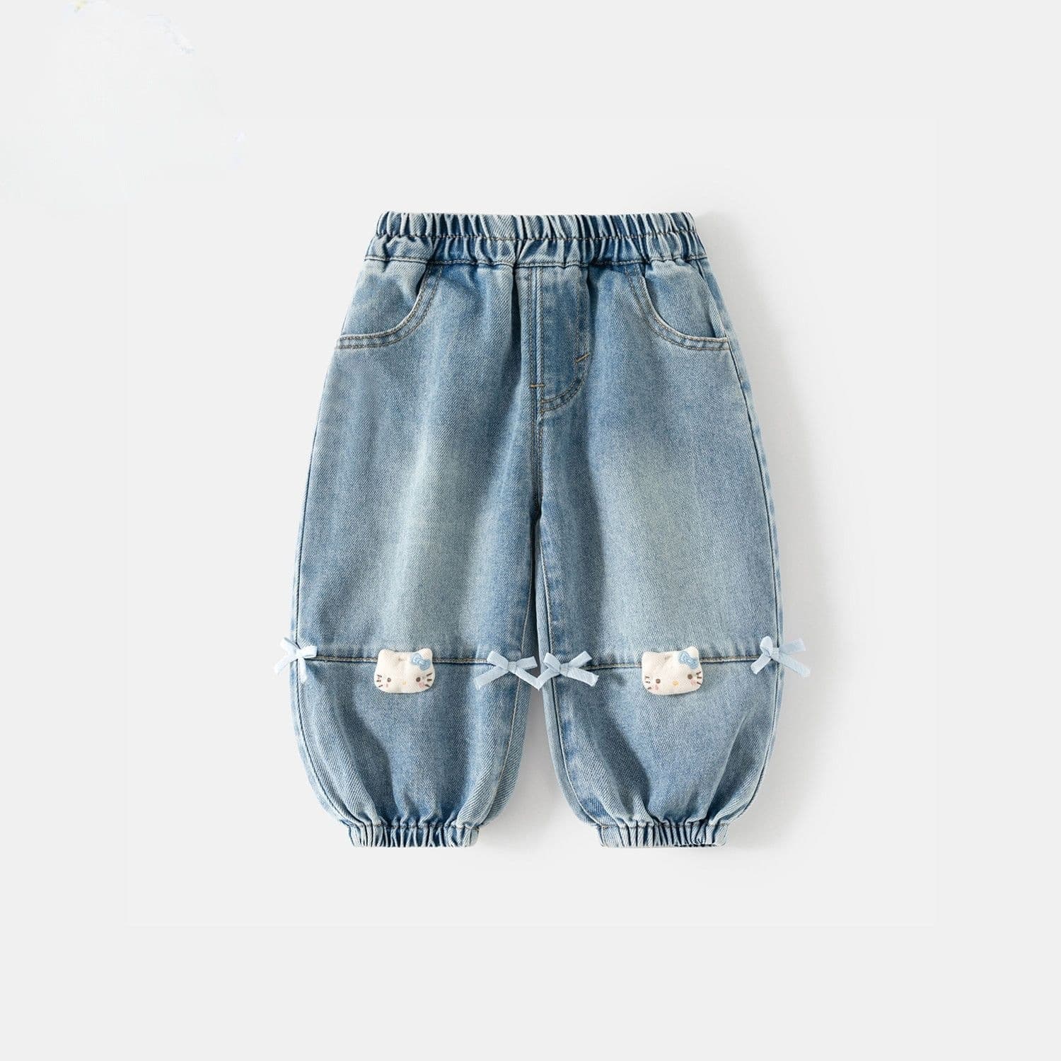 Girls' Jeans Spring Clothing 2026 New Baby Casual Pants Children's Clothing Leg Pants Children's Loose Pants Spring and Autumn Style