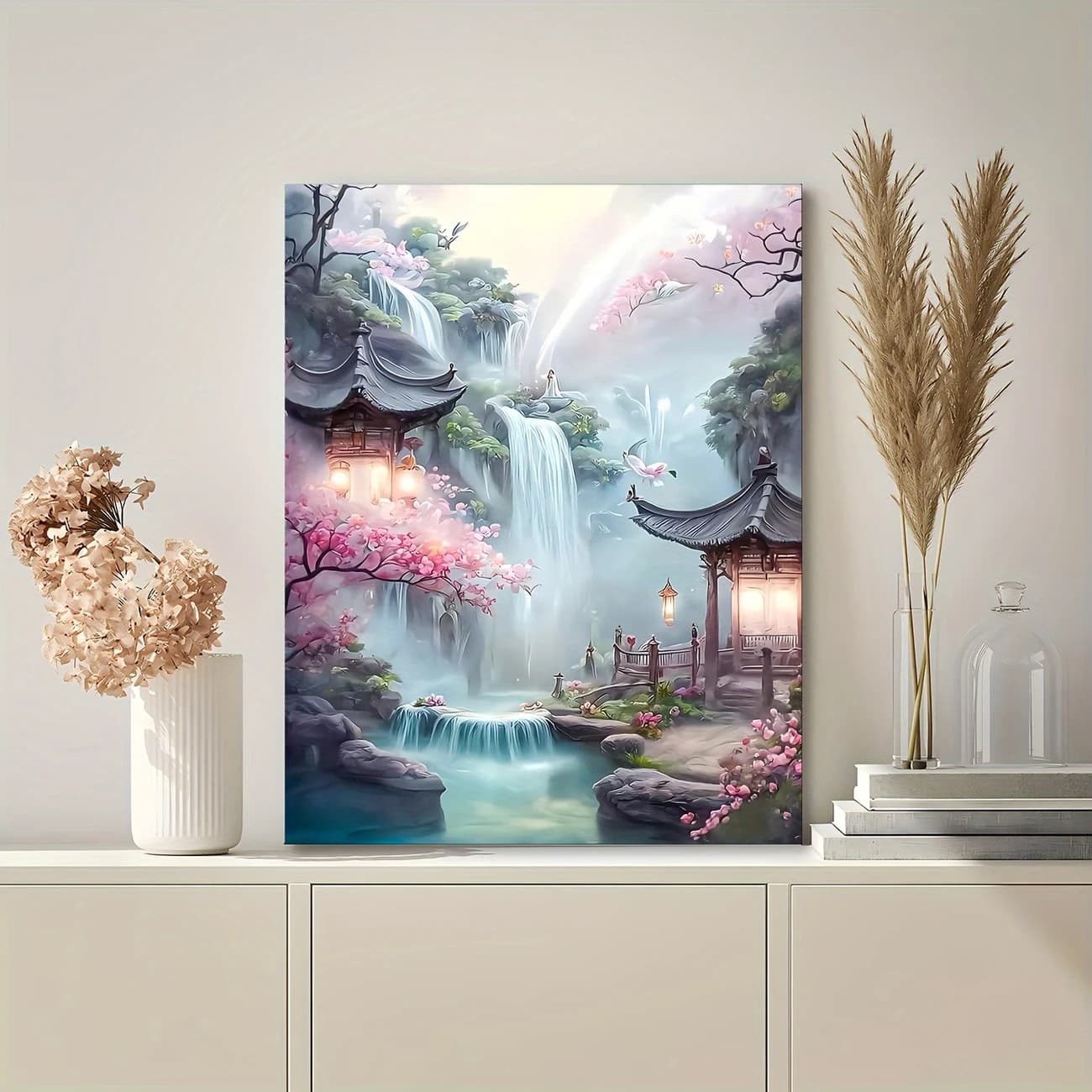 Cross-border living room hotel background wall home art hanging painting decorative painting Japanese painting