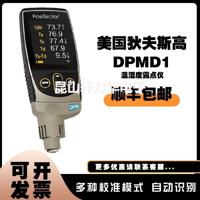 DeFelsko Positector DPMD1 DPMD3 handheld thermometer and hygrometer dew point meter