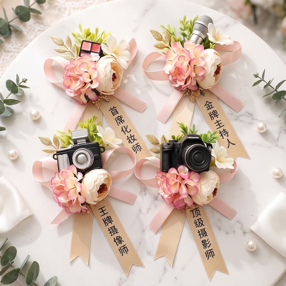 Wholesale Wedding Four Diamonds, Master of Ceremonies, Photography, Gold Medal Makeup Artist, Videography, Streamers, Corsages, Wedding Supplies