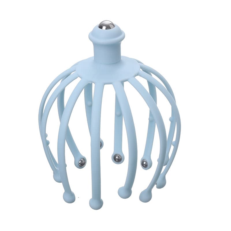 Factory Scalp Massager Steel Ball Head 12 Claws 8 Claw Fish Head Scratcher Roller Ball Home Use Wholesale