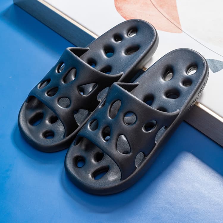 Lidani Home Slippers Wholesale, Bathroom Slippers with Drain Holes for Women, Quick-Dry Summer Couples Soft Elastic Slippers for Men, Drop Shipping