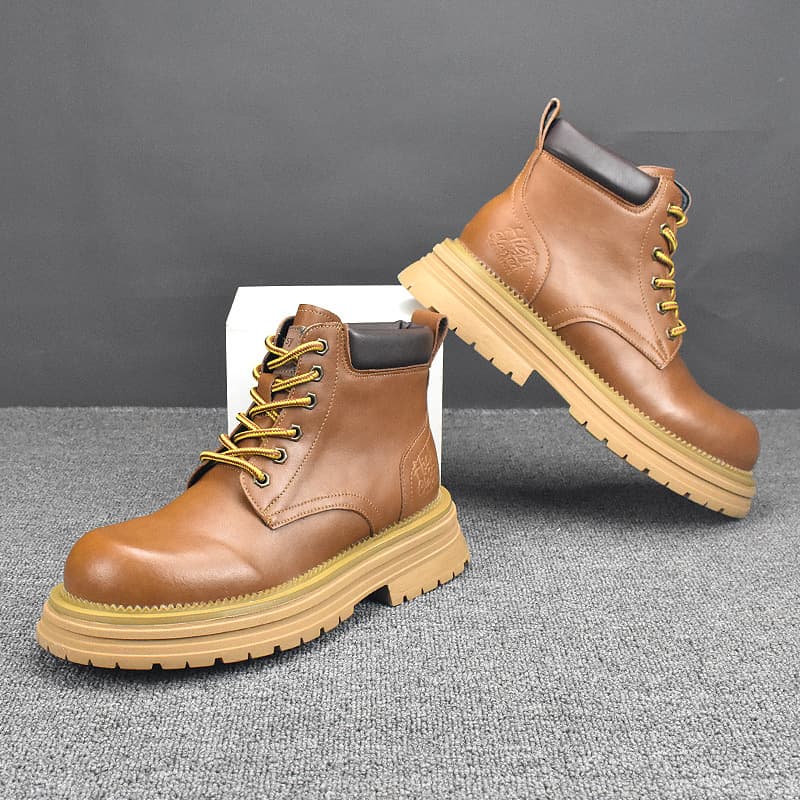New Autumn Winter Martin Boots Chelsea Boots Trendy Versatile Korean Style British Breathable Men's Boots Short Boots