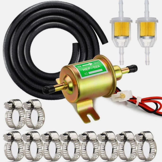 Electronic Fuel Pump Kit HEP02A Modified Electric Pump Fuel Pump 12V Electronic Diesel Pump