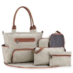 7-Piece Diaper Bag Set, Handbag, Multifunctional Large Capacity Maternity Bag, Travel Tote