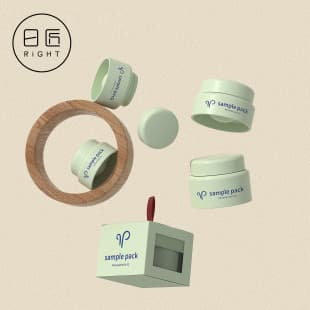 White In Stock Lip Balm Jar 5g Sample Cream Jar PP Material 10g Eye Cream Jar 15g Sample Dispensing Bottle Face Cream Jar