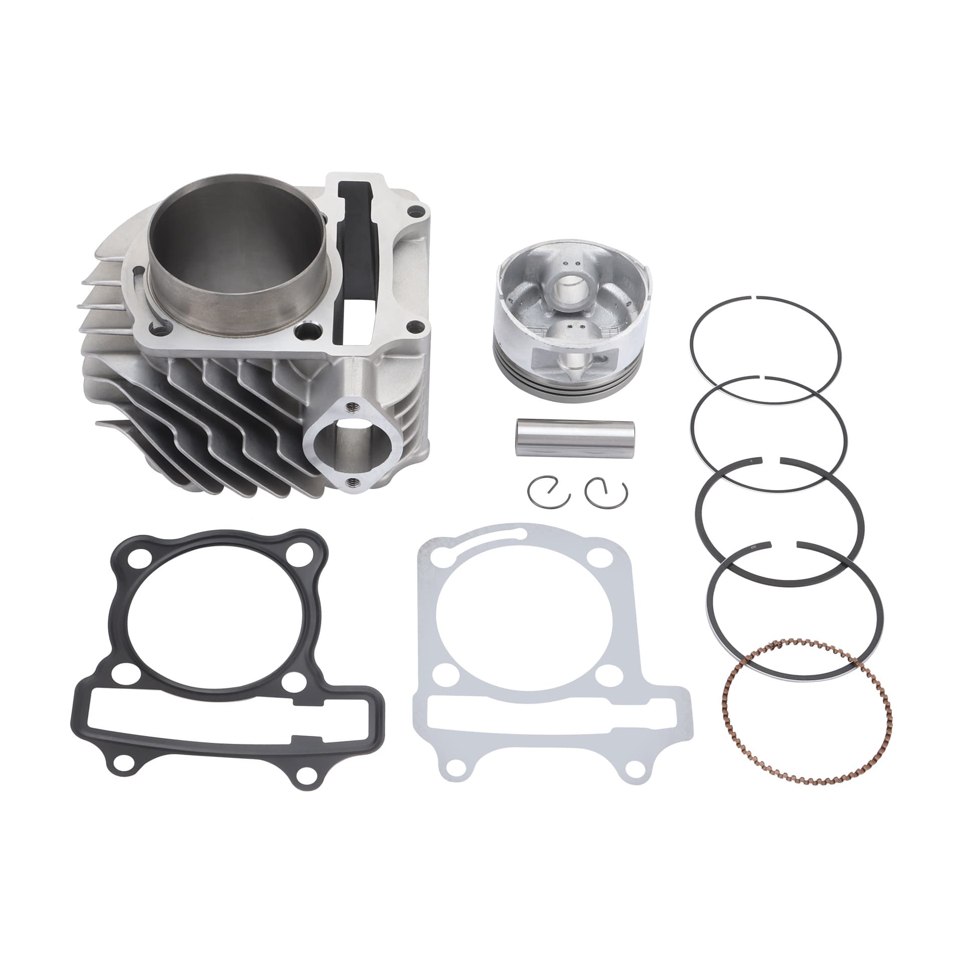 GOOFIT 63mm Cylinder Kit with Cylinder Head Compatible with GY6 180cc-250cc ATV Off-Road Scooter
