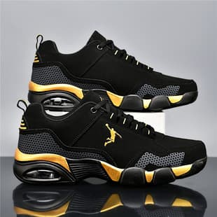 Cross-Border New Arrival Brand Spring/Autumn Air Cushion Men's Shoes Mesh Shoes Sports Shoes Breathable Men's Running Shoes Casual Shoes