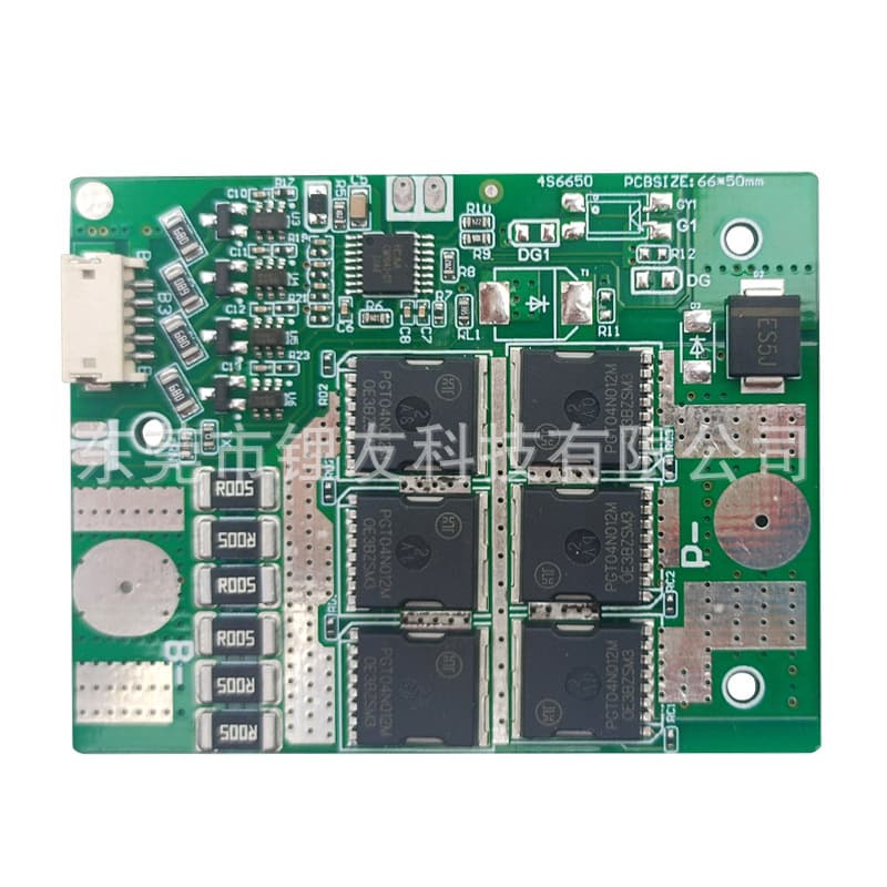 4S 14.8V Protection Board 4S6650 50A with Balance for Ternary Lithium and LiFePO4