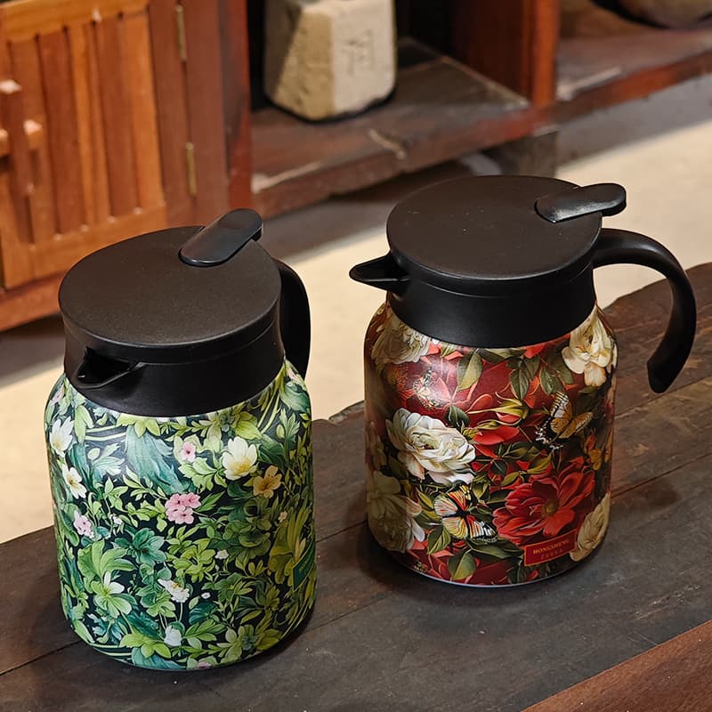Chinese Style Tea Steeping Pot, Home Use Tea Brewing Insulated Kettle, High Appearance, Large Capacity, Tea-Water Separation, Aged White Tea Steeping Pot
