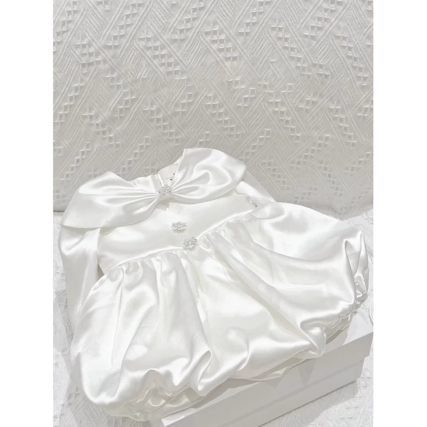 Girls' first birthday dress, children's full moon baby baby clothes, little girl's beautiful Disney princess dress