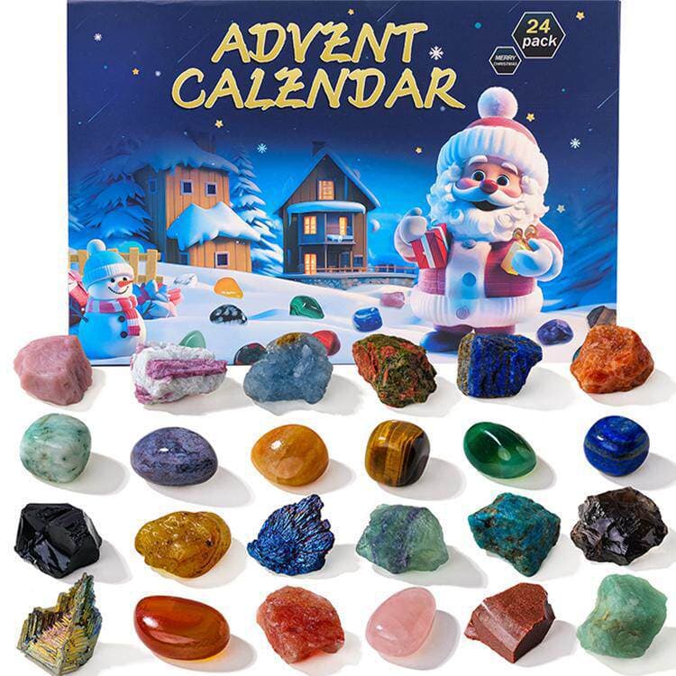 Natural Crystal Raw Stone Mineral Agate Stone Gemstone Specimen Blind Box Student Christmas Children's Gift
