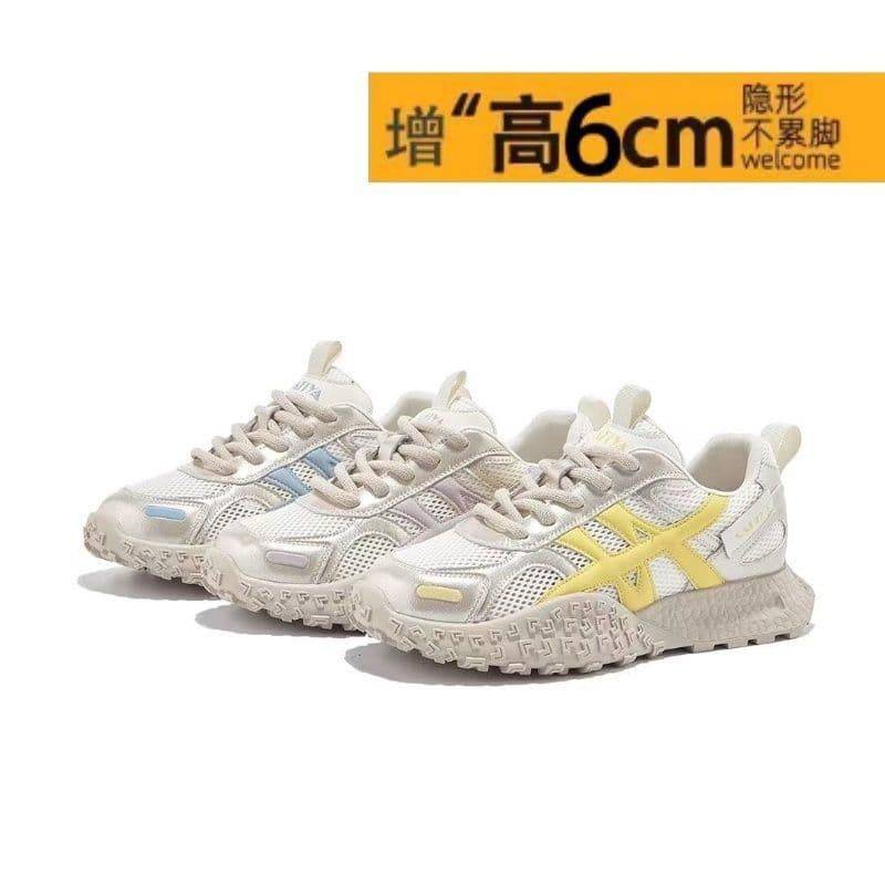 Mesh Breathable New Style Versatile 2025 Shoes Summer Thick Sole Sneakers Dad Shoes Women's Agam Shoes