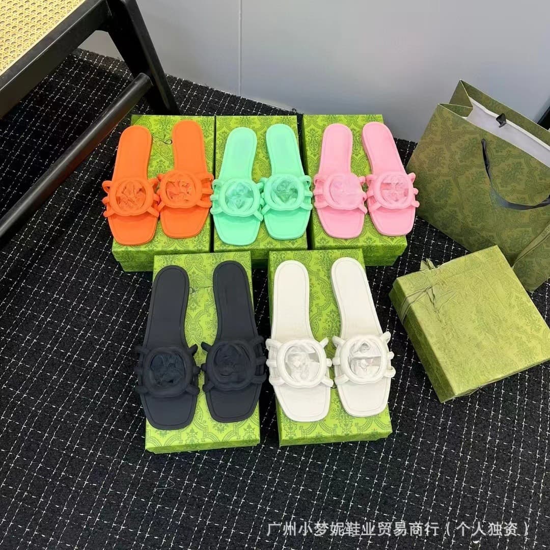G Brand Women's Flip Flops 2024 New Style Ladies Summer Slippers European Fashion Hot Selling Export