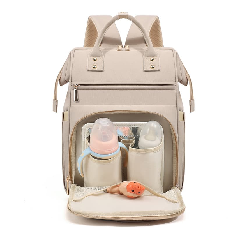 Cross-border foreign trade mommy bag large capacity upper and lower layered mother and baby bag lightweight mother bag wear-resistant breathable maternity bag