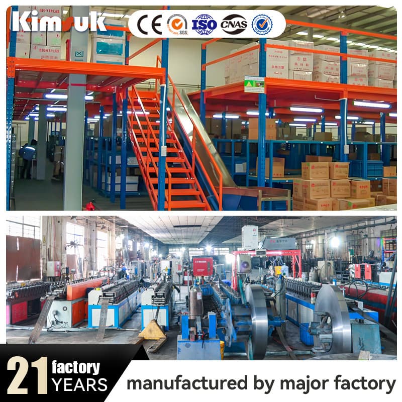 Attic shelves, cross-border direct sales attic platform, steel structure warehouse logistics storage heavy attic shelving