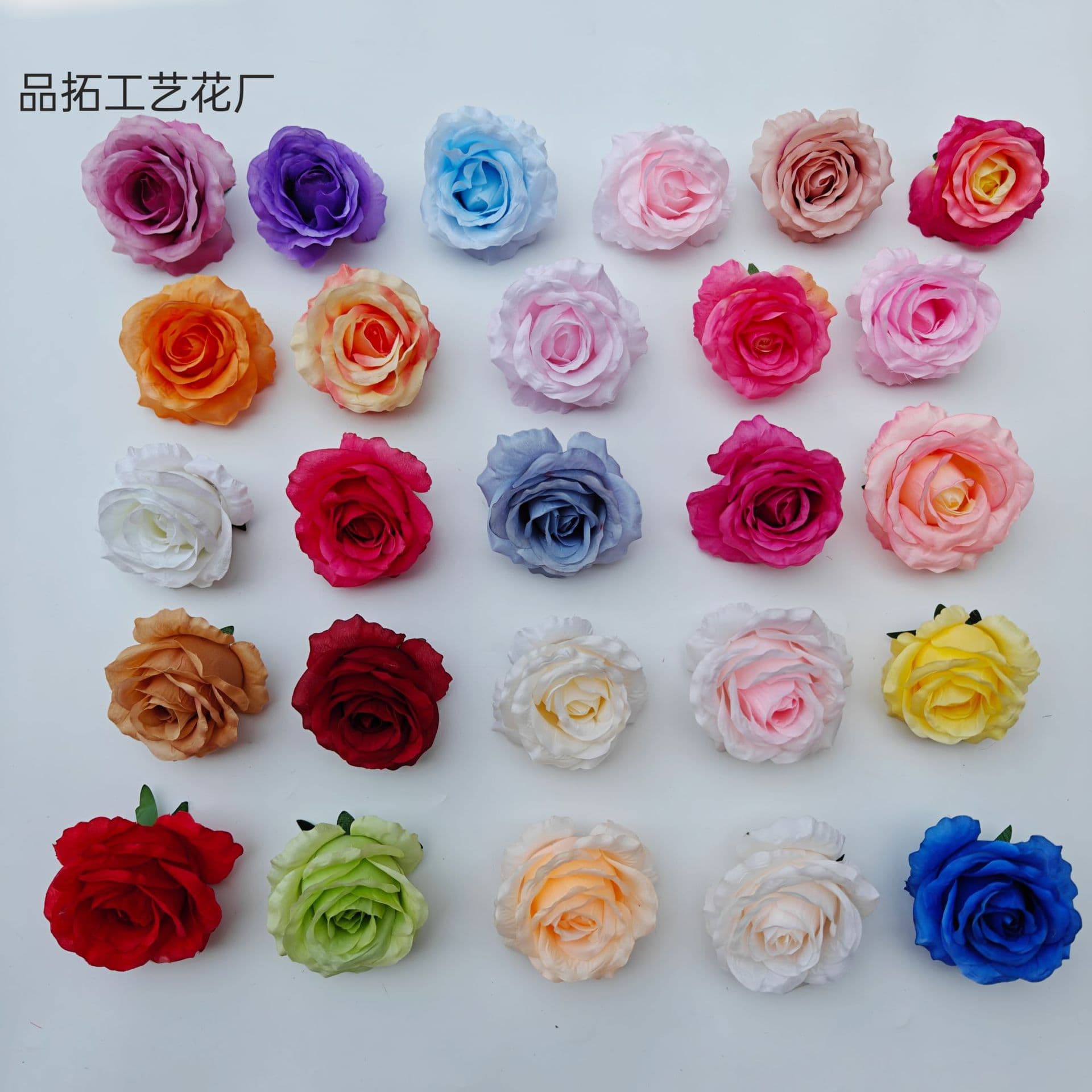 Artificial rose heads, Anna roses, 10cm diameter, wedding flower wall backdrop, handmade artificial flower heads.