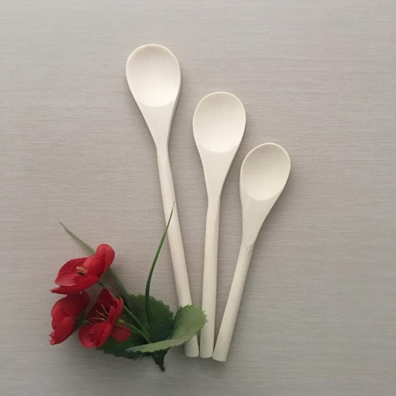 Foreign trade Western kitchenware wooden butter knife manufacturer direct sales flat handle skimmer, salad spoon, maple wood spoon, wooden dining.