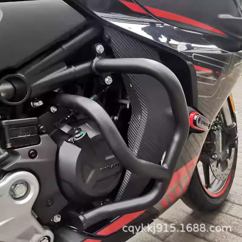 For CFMoto 450SR New Model Racing Bar Spring Head 450NK Modified Bumper Crash Bar Protection Bar Single Swing Arm