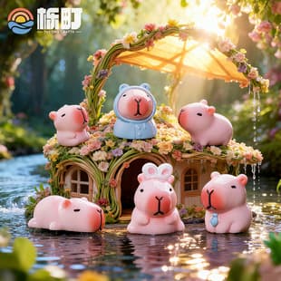 Custom Capybara Ornament Resin Craft Desktop Car Decoration Photography Prop Accessory Micro Landscape Mini Figurine