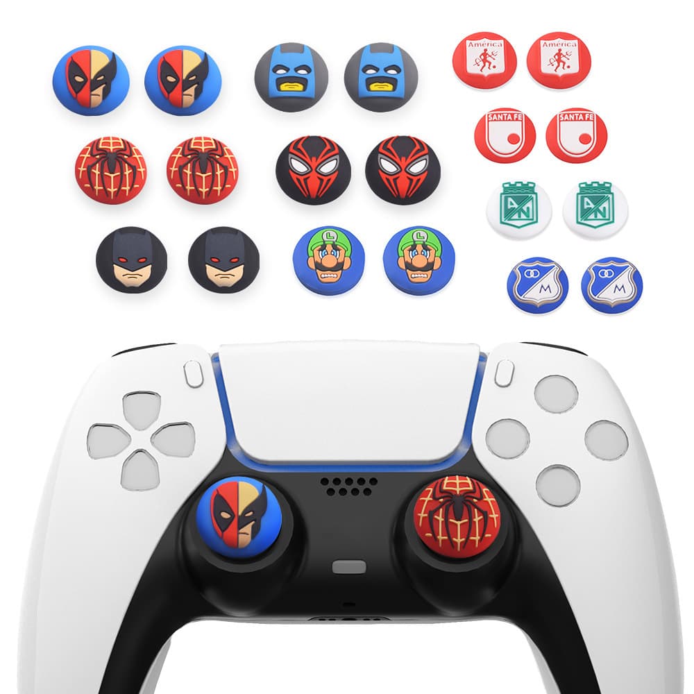 Spot PS4 controller silicone cap PS5 key cap X-BOXONE game controller silicone protective cap 3D rocker cap