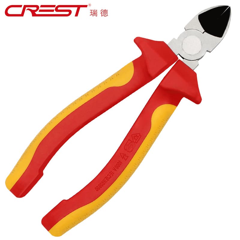 Diagonal pliers electrician insulated steel wire cutting diagonal pliers industrial grade diagonal cutters 6-inch 8-inch high voltage resistant 1000V pliers