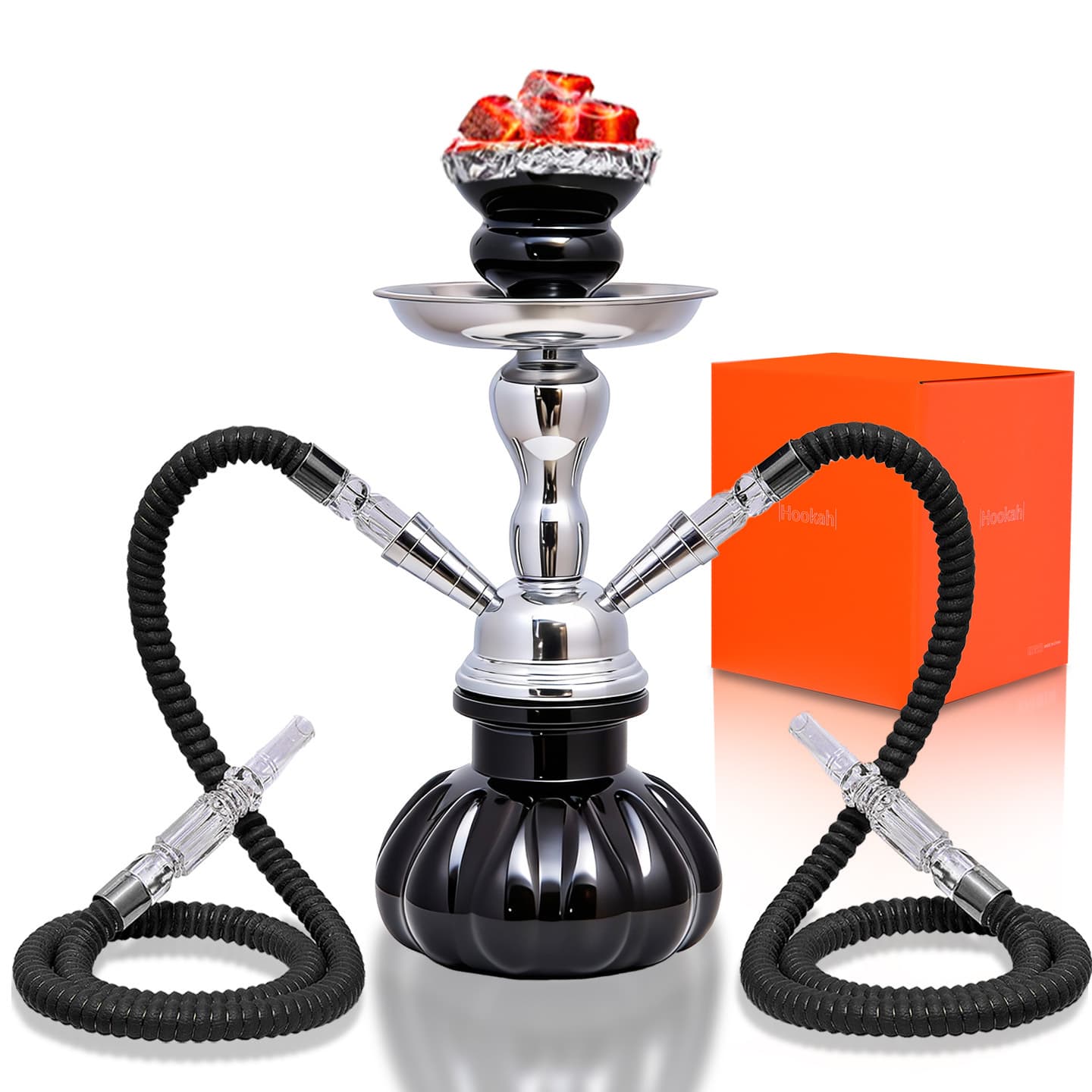 Cross-border Source Factory Arabic Hookah Full Set Small Double Hose Hookah Hot Selling in European and American E-commerce HOOKAH