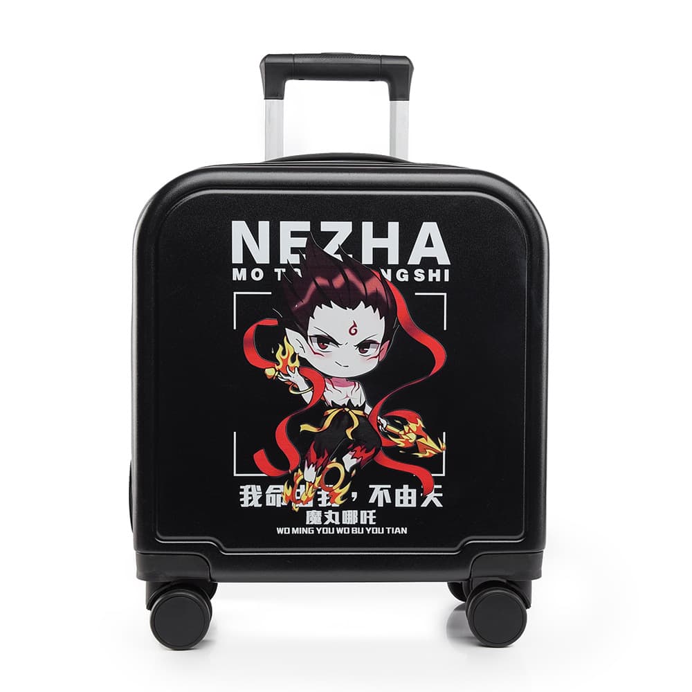 New 20-inch Kids Luggage with Spinner Wheels, Cute Cartoon Design, Large Capacity Lightweight Travel Suitcase Carry-on
