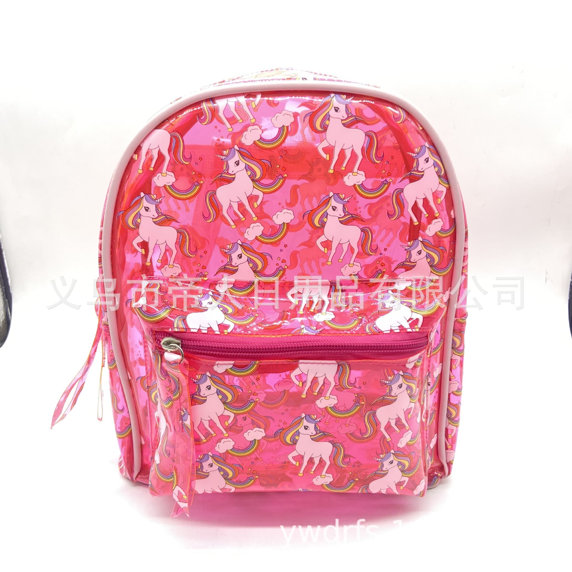 Custom Backpack, New Export Design Transparent Children's PVC Backpack, Leisure Large Capacity Bag