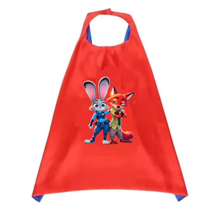 Source manufacturer Zootopia cloak Austrian cloak Zero cos rabbit mask cartoon cloak children's toys