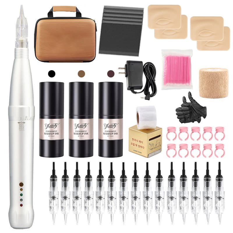 All-in-one full-throw embroidery machine semi-permanent eyebrow and lip mist device embroidery set supplies