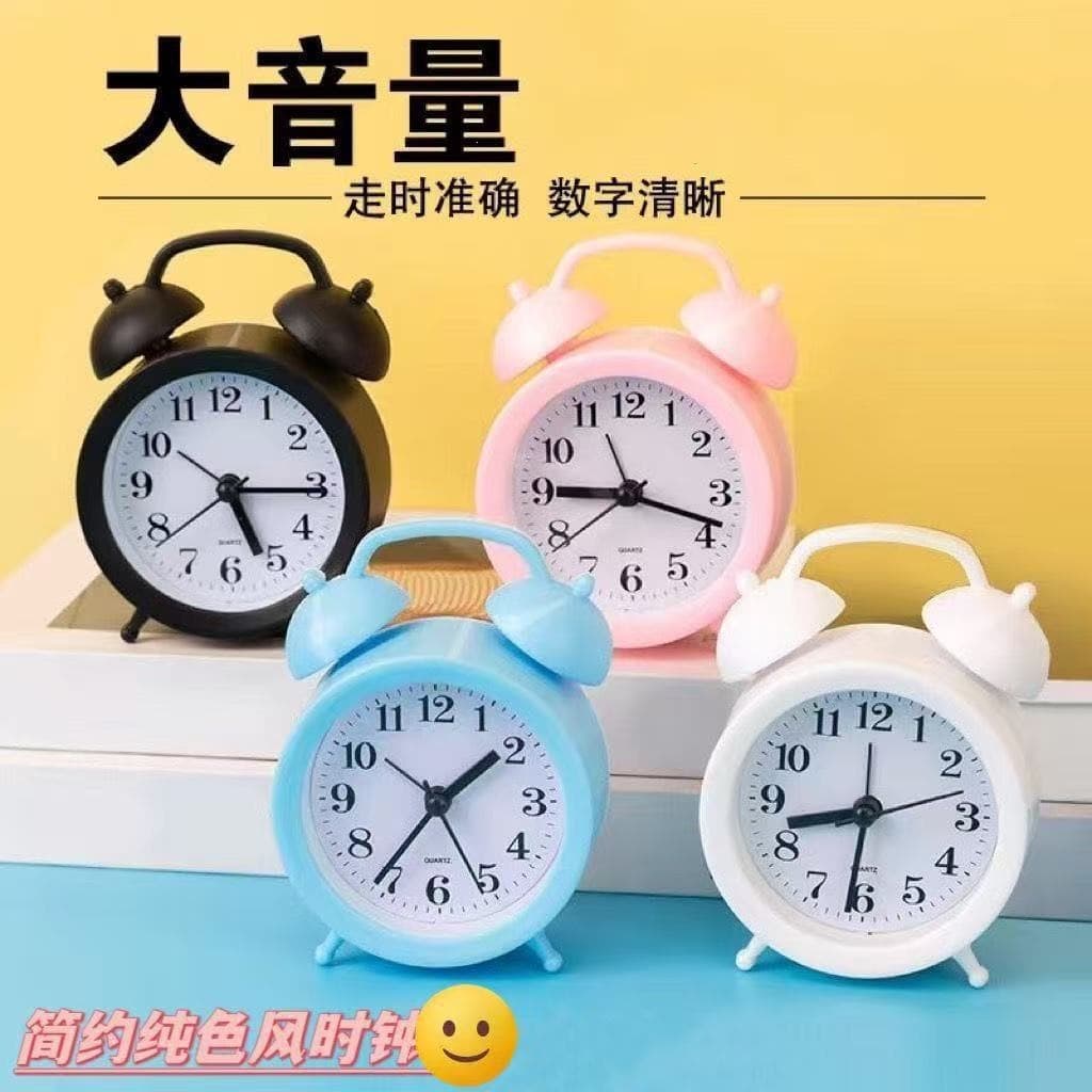 Creative Fashion Simple Alarm Clock Colorful Alarm Clock Cartoon Alarm Creative Alarm Clock Student Alarm Clock Factory