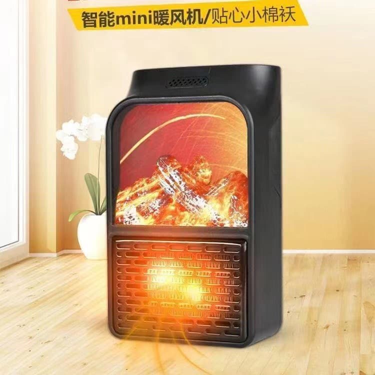 Cross-border Hot Seller Flame Heater PTC Fast Heating Electric Warmer Portable Socket Heater