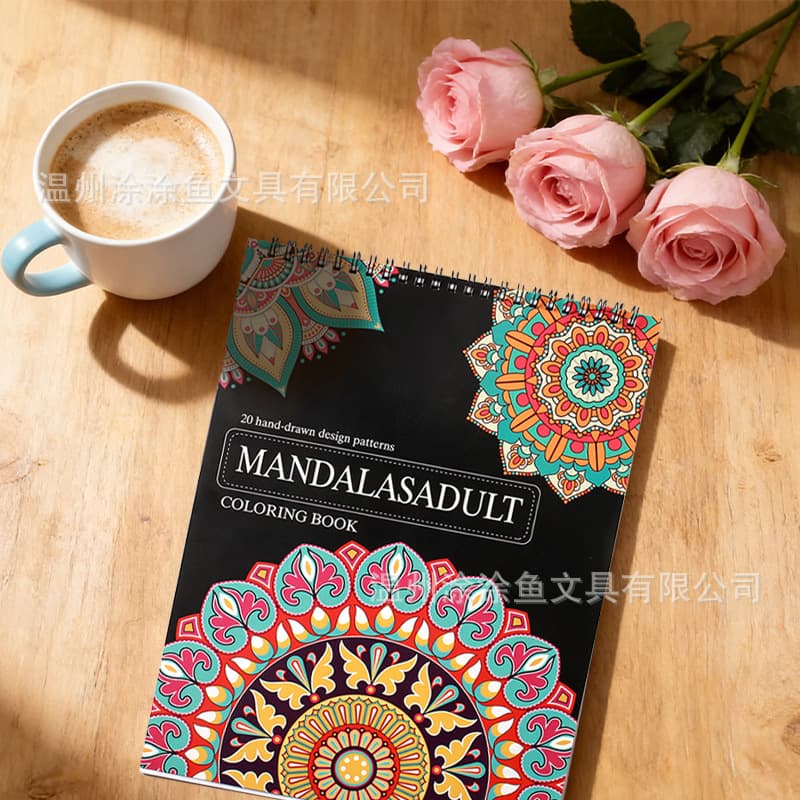 Amazon's new cross-border coloring book uses imagination and fun adult decompression pattern hand-painted coloring book wholesale