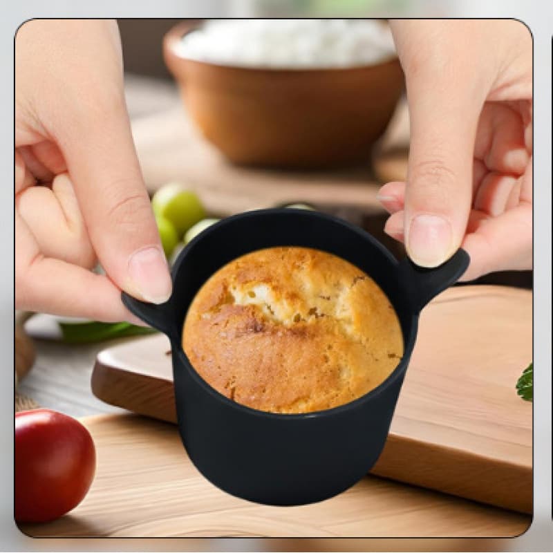 Cross-border New Ninja DZ201 Foodi Air Fryer Silicone Bowl Egg Poacher Mold