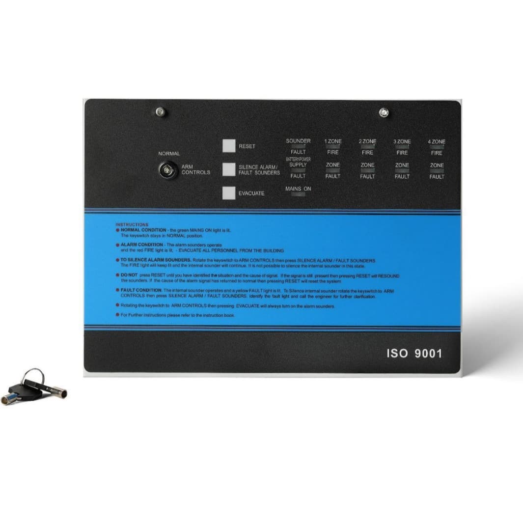 Factory Direct Fire Alarm Controller, Fire Alarm System Main Unit with Smoke Detector Control Panel and 4G Connectivity