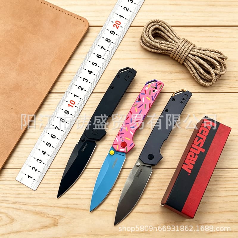 High-Quality Kershaw 2038 Folding Knife Aluminum Handle High Hardness Portable Outdoor Pocket Knife Sharp Multi-Functional