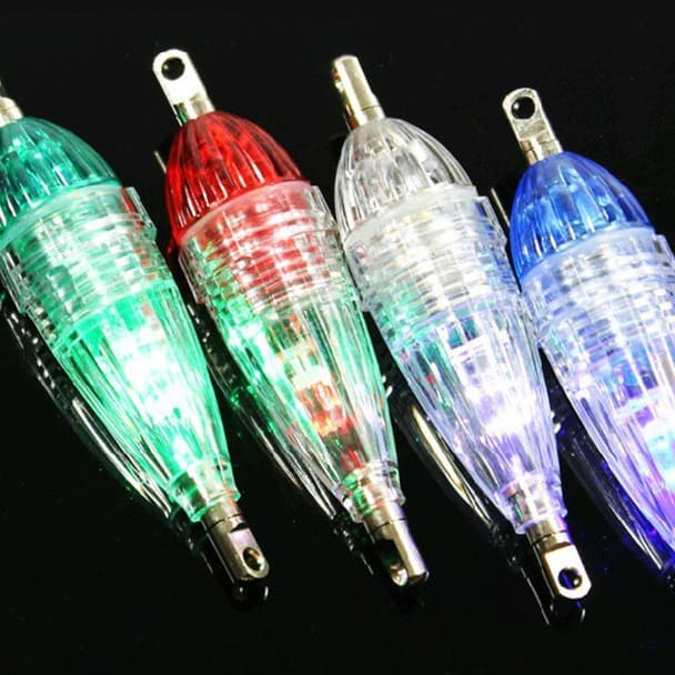 Underwater LED Mini Squid Light Small Waterproof Fish Gathering Light CR3 Button Battery Fishing Tackle Lure Wholesale