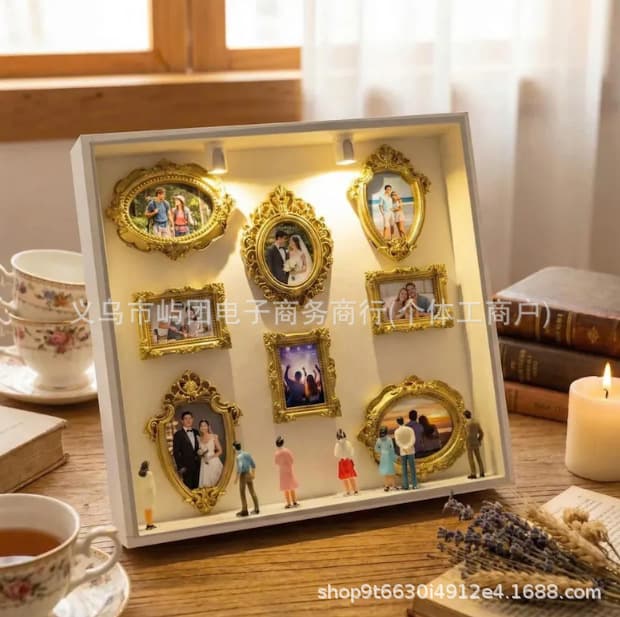 Cross-border New DIY Mini Museum Silhouette Box
