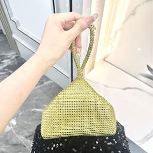 Premium stylish versatile handbag evening bag hot-selling women's bag rhinestone fashion handbag tote