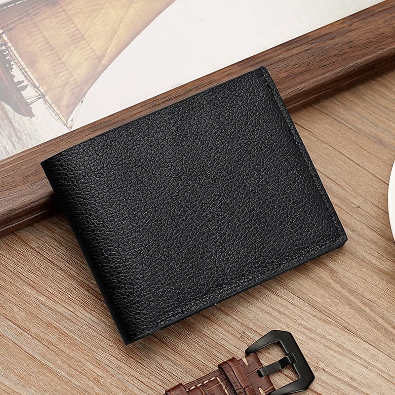 Men's Wallet Made From High-quality Leather Featuring A Stylish Slim Design Multiple Card Slots A Cash Slot