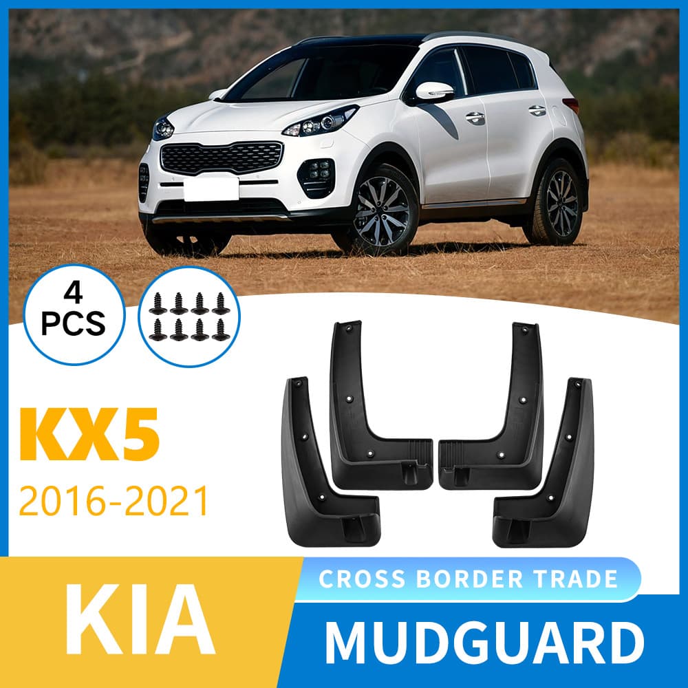 For Kia KX5 Sportage 2016-2021 Car Tire Mud Flaps