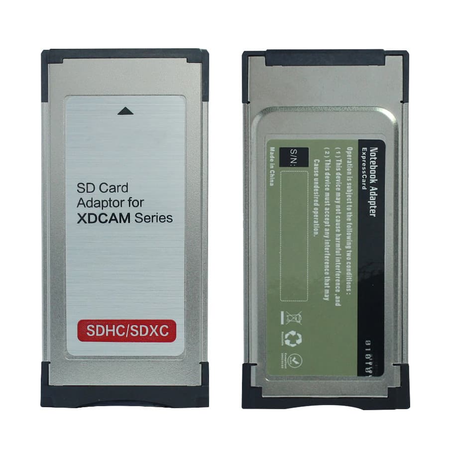 SD card reader, SD to SXS adapter, for X280 camera, SDHC/SDXC to ESXS memory card reader