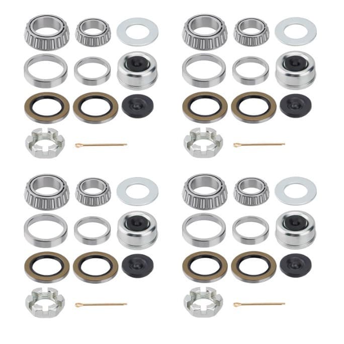 4-Piece 25580 14125A for 5200-7000 LB Boat Trailer Axle Bearing Kit