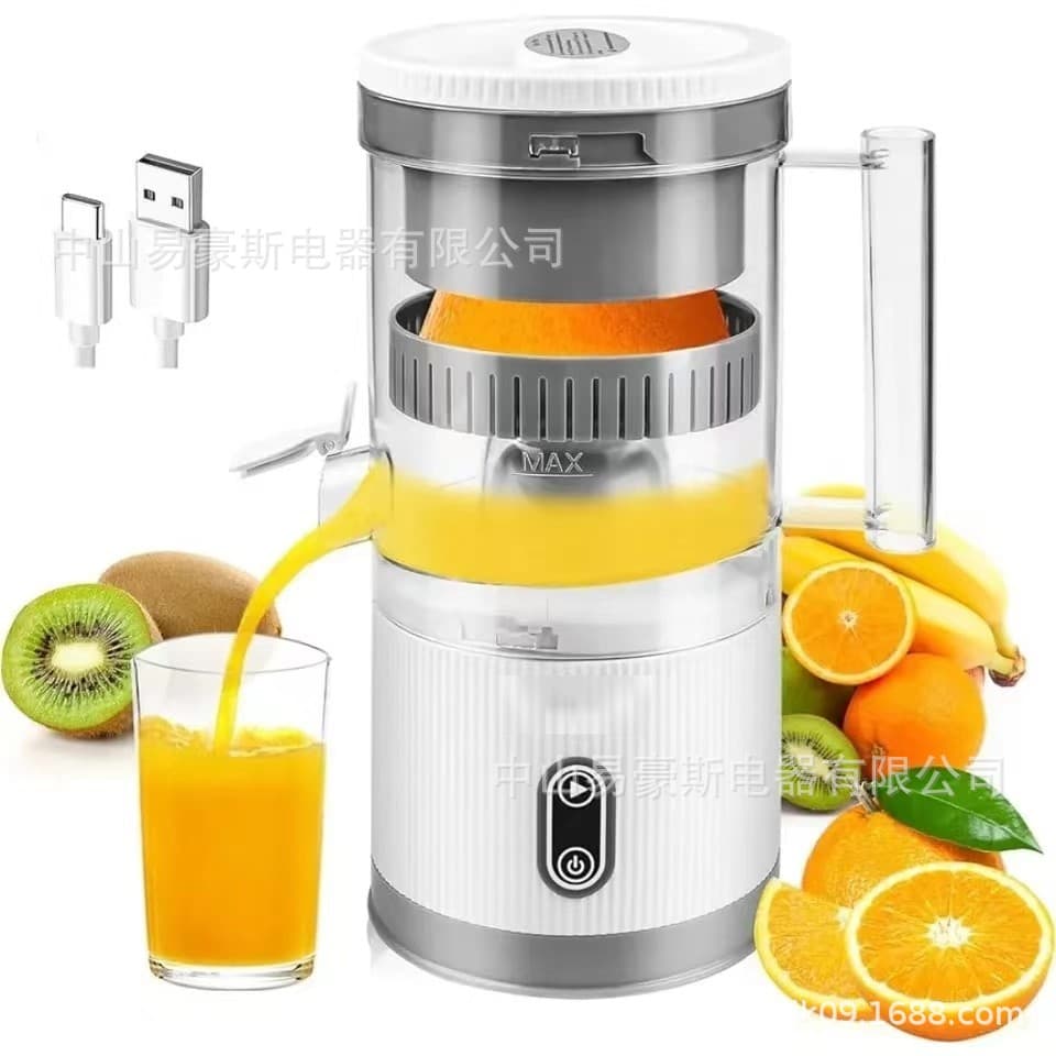Cross-border Rechargeable Automatic Juicer Home Lemon Squeezer USB Juice Press Juicer
