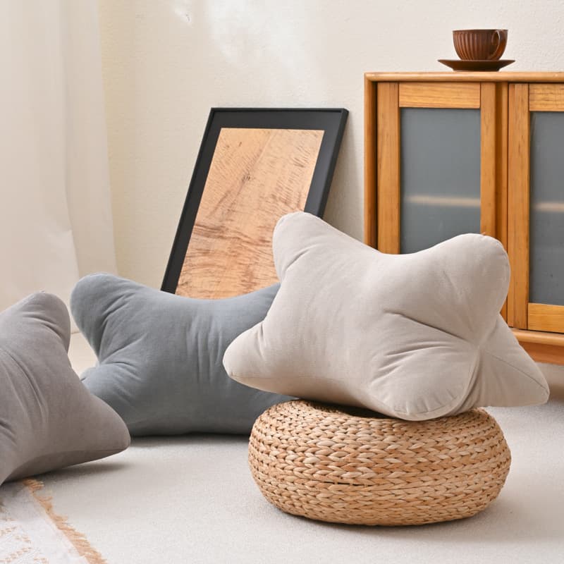 Japanese MUJI Nishikawa Multifunctional Lumbar Support Throw Pillow, Bedside Backrest Cushion, Office Nap Pillow, Sleeping Pillow