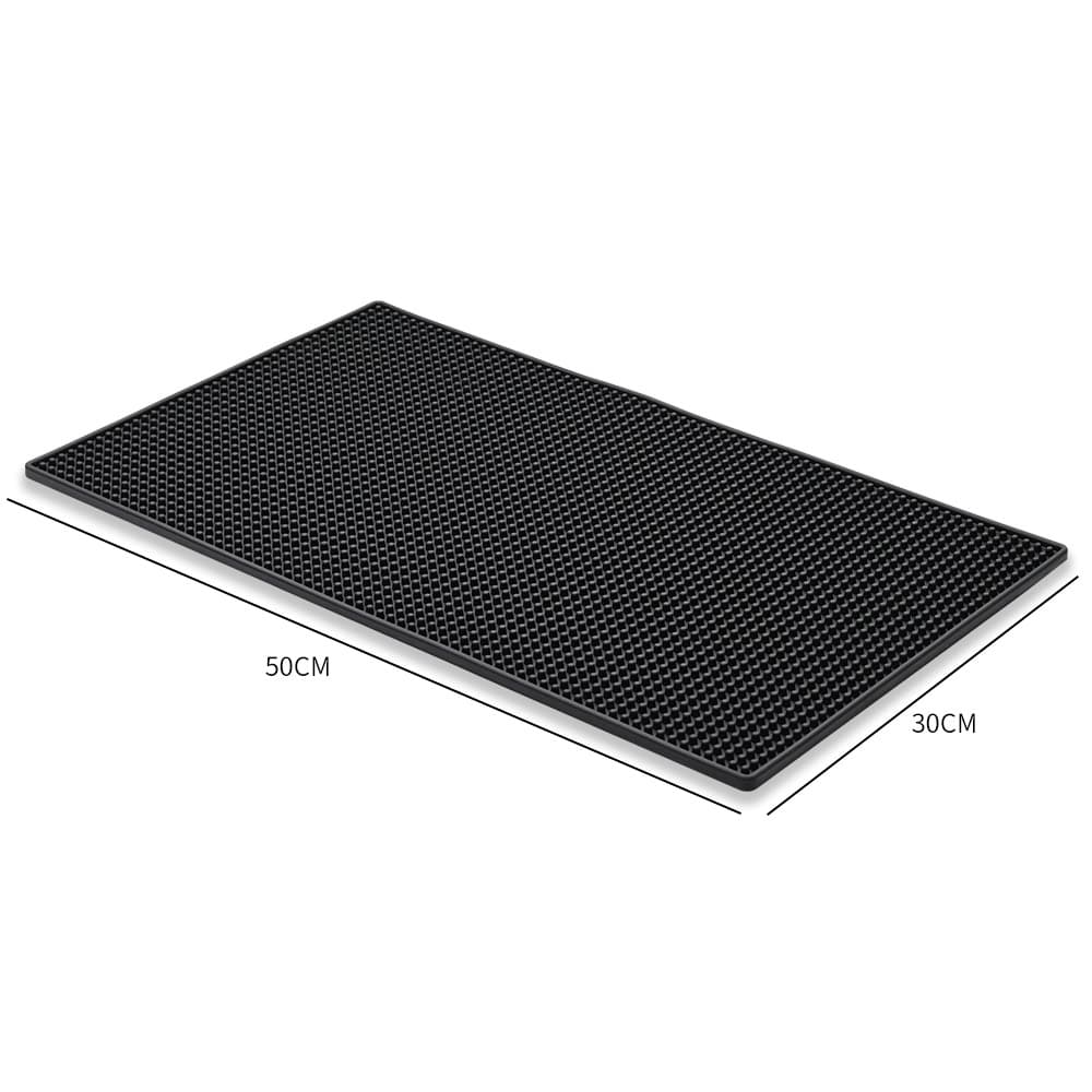 Drop Shipping PVC Eco-Friendly Heat-Insulating Non-Slip Wine Glass Drip Mat Engraving Pad Coffee Machine Drip Mat Bar Counter Mat
