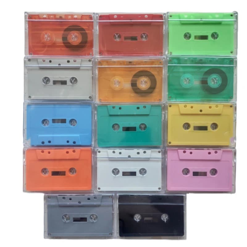 Brand New Colored Tape 45/90 Minutes Blank Tape Repeater Walkman Recording Tape Cassette Nostalgic Tape